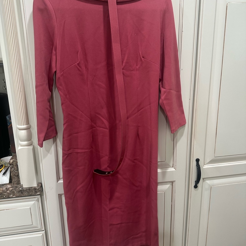 Pinup Couture Long Sleeve Pink Dress